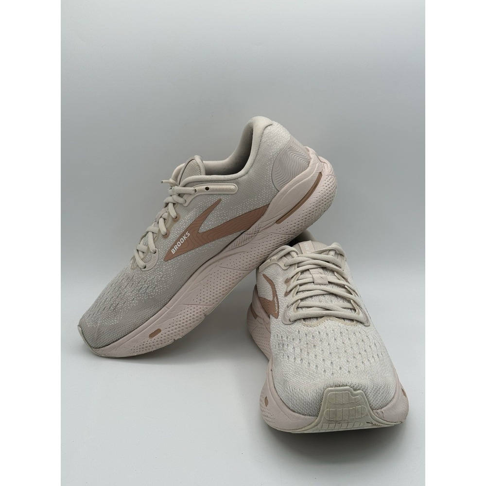 Brooks Ghost Max Crystal Grey Tuscany Women's Shoes Cushion Sneakers Size 11 - Picture 8 of 13